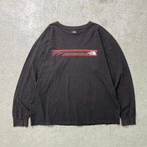 THE NORTH FACE  ザ ノースフェイス ロゴプリント ロングTシャツ メンズXL