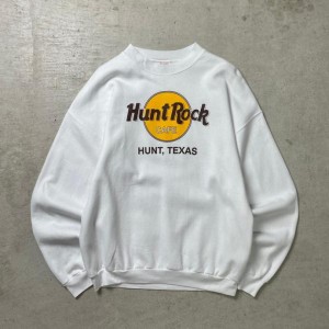 90年代 Hunt Rock Cafe ハントロックカフェ オマージュ スウェットシャツ メンズL