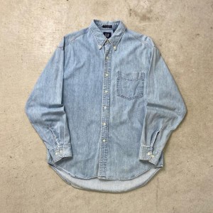 GAP オールドギャップ ボタンダウン デニムシャツ メンズL相当