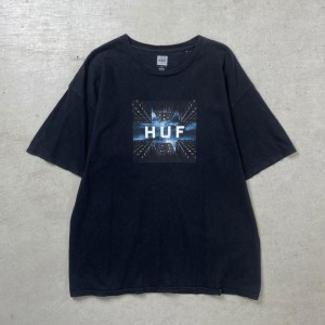 HUF ハフ ロゴプリントシャツ フォトプリント Tシャツ メンズXL