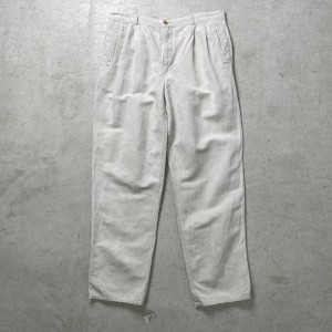 90年代 GAP オールドギャップ リネン スラックス 2タック メンズW36