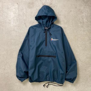 80年代 USA製 SPORTSMASTER ナイロンアノラックパーカー パッカブル仕様 メンズXL