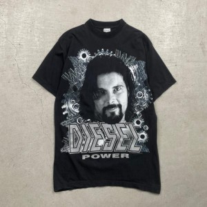 90年代 DIESEL POWER ケヴィン・ナッシュ プロレス プリントTシャツ WWF WCW nWo メンズL-XL相当