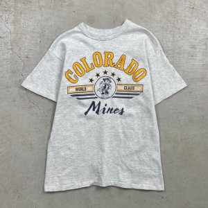 90年代 COLORADO Mines スーベニア プリント Tシャツ メンズM相当