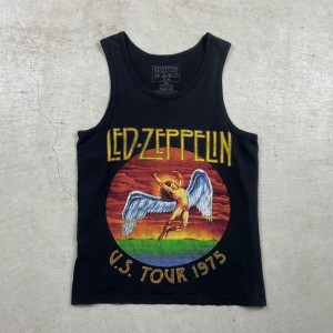 00年代 LED ZEPPELIN レッドツェッペリン U.S.TOUR 1975 リプリント タンクトップ バンドTシャツ バンT メンズM