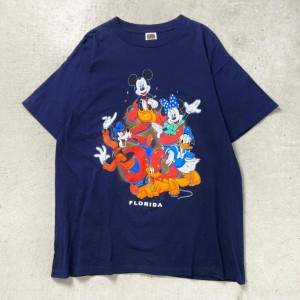 00年代 Disney ディズニー 2000 キャラクタープリント Tシャツ メンズXL