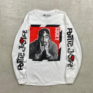 POETIC JUSTICE 2PAC ポエティックジャスティス 2パック ムービーロングTシャツ ロンT ラップT メンズS