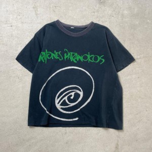 90年代 Ratones Paranoicos バンドTシャツ バンT ショート丈 メンズ レディース