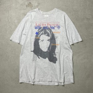 90年代 LAURA PAUSINI WORLD WIDE TOUR アーティスト バンドTシャツ バンT ツアー メンズXL