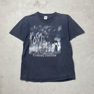 00年代 KORN COMING UNDONE コーン バンドTシャツ バンT メンズM