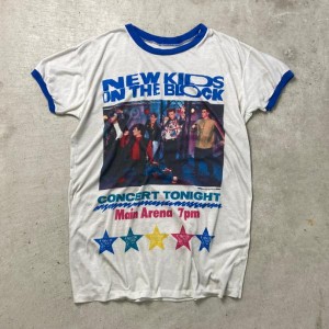 90年代 NEW KIDS ON THE BLOCK リンガーT バンT バンドTシャツ メンズ2XL相当