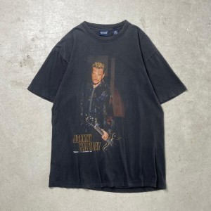 Johnny Hallyday アーティスト Tシャツ バンドTシャツ バンT メンズL