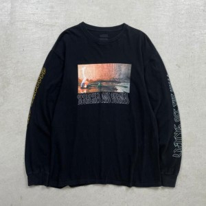 VANS バンズ  長袖 フォトプリント ロングTシャツ ロンT メンズM