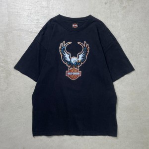 00年代 USA製 Harley-Davidson ハーレーダビッドソン プリントTシャツ メンズXL