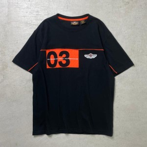 00年代 USA製 Harley-Davidson ハーレーダビッドソン プリントTシャツ 100周年 メンズXL相当