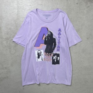 AALIYAH アリーヤ YOUNG NATION アーティスト アート バンドTシャツ バンT メンズ2XL