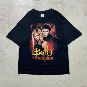 00年代 Buffy THE VAMPIRE SLAYER テレビドラマ プリントTシャツ メンズM-L相当