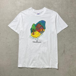 90〜00年代 Windermere アートプリント Tシャツ イベント 企業ロゴ メンズM