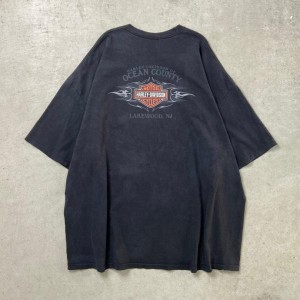 00年代 USA製 Harley-Davidson ハーレーダビッドソン 両面プリント ポケットTシャツ メンズ5XL