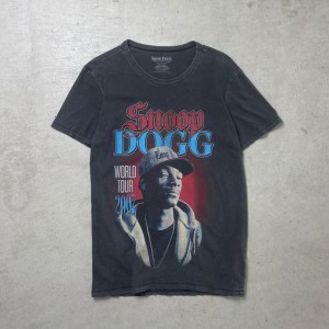 00年代 SNOOP DOGG スヌープドッグ ラップTシャツ ツアーT ヒップホップ メンズXS レディース