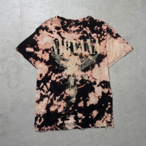 NIRVANA ニルヴァーナ バンドTシャツ バンT ブリーチ加工 メンズM相当