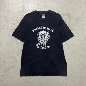 00年代〜 SHRUNKEN HEAD スケートショップ ロゴプリントTシャツ メンズL