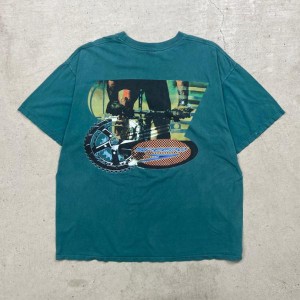 90年代 SPEED スピード スポーツブランド 胸ロゴ バックプリントTシャツ メンズXL