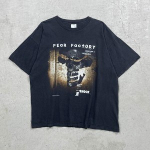 90年代 USA製 FEaR Factory SHOCK フィア・ファクトリー バンドTシャツ バンT メンズXL