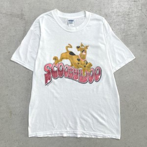 00年代 Scooby-Doo スクービー・ドゥー アニメ キャラクター プリントTシャツ メンズL