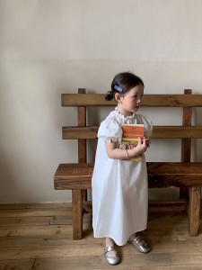 子供服 キッズ 女の子 ワンピース 半袖 無地 コットン おしゃれ かわいい カジュアル 夏 人気 韓国