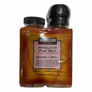 KIRKLAND SIGNATURE カークランドシグネチャー ヒマラヤピンク岩塩 368.5g（ミル付） 塩　岩塩　ソルト　食塩 食品【Costco コストコ】