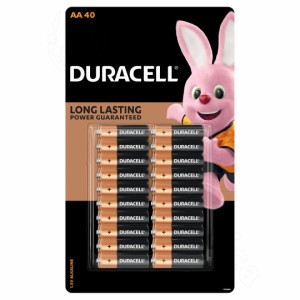 デュラセル DURACELL アルカリ単3 電池 40本 10年保存可能 水銀不使用 アルカリ 電池 ロングセラー 大人気 大容量 長持ち アルカリ 乾電