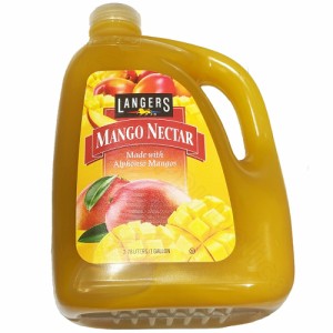 マンゴージュース　マンゴーネクター　Langers　3.78L　20％マンゴー果汁入り飲料　ガロンサイズ　アルフォンソマンゴー使用　濃縮還元　