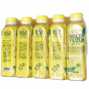 OKF ゴールドゆずドリンク　10本セット　500ml×10本　韓国産　飲料　ジュース ペットボトル 清涼飲料水　ヘルシー 健康 ダイエット　ア