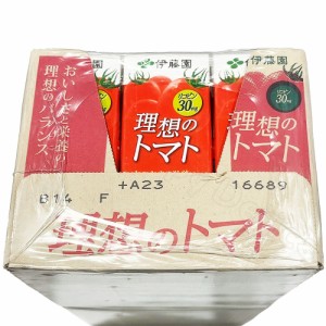 伊藤園 充実野菜 理想のトマト 200ml × 24本 （1ケース） 紙パック 機能性表示食品 野菜飲料　完熟トマト　野菜ジュース　トマトジュー