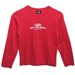 VANS バンズ  キッズ 長袖 Tシャツ Original&Authentic Boys LS T-Shirt ボーイズ ロングスリーブ Ｔシャツ 121k5020200 ヴァンズ ダンス