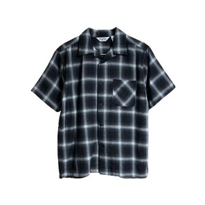 ファイブブラザー FIVE BROTHER LIGHT FLANNEL S/S ONE-UP SHIRTS ライト フランネル 半袖 ワンナップ オープン カラー オンブレ チェッ