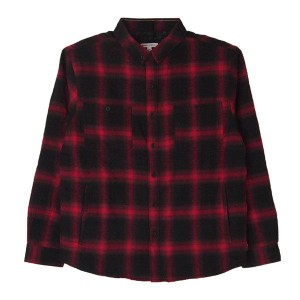 BANKS バンクス ジャーナル BANKS JOURNAL MOMENTUM L/S WOVEN SHIRT チェック ネル シャツ ジャケット ブルゾン 裏地 キルティング ALS0