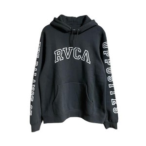 RVCA ルーカ ANNEX HD カレッジ パーカー プル オーバー スウェット フーディー バック プリント ロゴ フード パーカー メンズ BB042-024