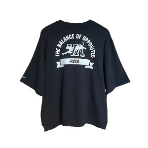 RVCA ルーカ CHUMP トレーナー S/S 半袖 クルー 裏毛 スウェット シャツ トップス BC041003 オーバー ビッグ シルエット サイズ セットア