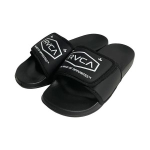 RVCA ルーカ CHAINMAIL SLIDE SANDAL チェーンメール シャワーサンダル BC041-999 BC043-999 ベルクロ ビーサン スリッパ マリン 海水浴 