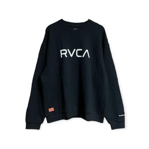 RVCA ルーカ BIG RVCA CREW ビッグ ルーカ ロゴ トレーナー クルーネック スウェット 裏起毛 BC042035 ルカ ビッグ シルエット オーバー 