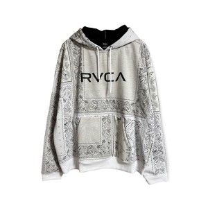 RVCA ルーカ PATCHWORK BANDANA HOODIE パッチワーク バンダナ フーディー スウェット パーカー プルオーバー BC042158 ルカ