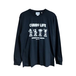 gym master ジムマスター 7.2oz Curry life ロンＴｅｅ メンズ レディース ロンTEE 汗染み軽減 防臭加工 長袖 トップス ヘビーウェイト 