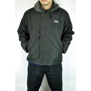 JJ105YN N-1 デッキジャケット DECK JACKET フライトジャケット ミリタリー ブルゾン US NAVY JKT 長袖アウター ショート丈ジャケット