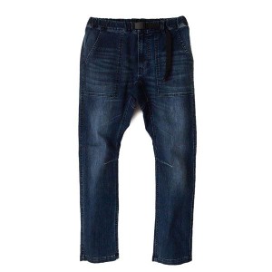 ROKX ロックス DENIM FATIGUE PANT デニム ファティーグ パンツ メンズ ストレッチ スリム ロング クライミング アウトドア ワーク ベイ