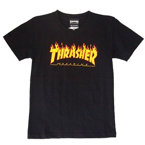 THRASHER スラッシャー KIDS FLAME LOGO TEE キッズ フレイムロゴ 半袖 Tシャツ th91130kids 子ども ユース ジュニア ボーイズ ガールズ 