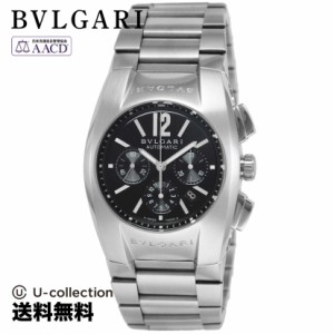 ☆訳あり ★保証書付き【BVLGARI】ブルガリ エルゴン クロノグラフ EG40SCH 自動巻き メンズ_707847【ev20】