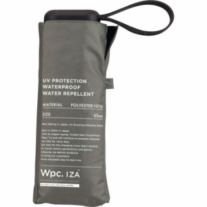 Wpc.IZA 日傘 折りたたみ傘 Type:Compact グレー 完全遮光 UV対策 100%カット 紫外線対策 コンパクト 折傘