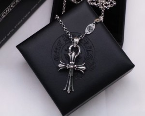 クロムハーツ Chrome hearts ダブルクロスペンダントネックレス